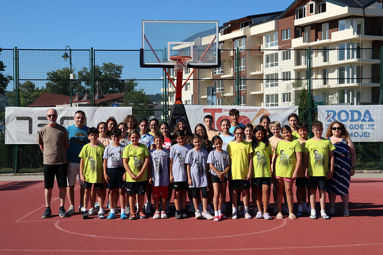 Athleta group at Serbia 2024 Summer Camp