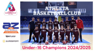 Atheta U16 Men Champions 2024-2025