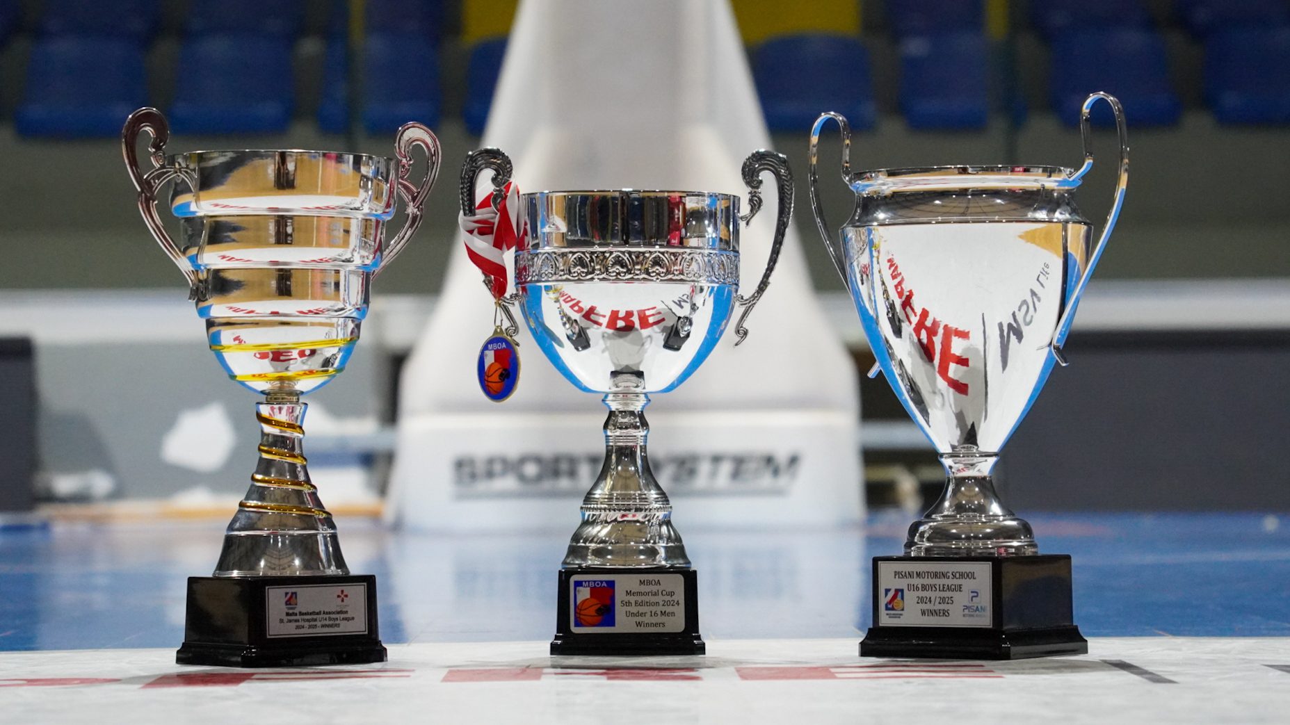 Athleta Basketball 2024-2025 U14 / U16 trophies